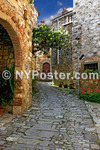 Art Giclee Print Poster - Path Through Montefiorale Tuscany Italy. Photo by Lilia Maloratskiy 